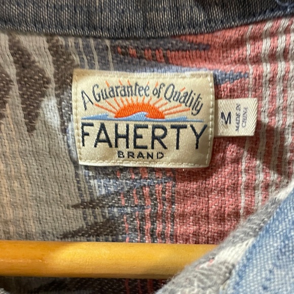 Faherty Multicolor Patterned Shirt - Picture 2 of 4